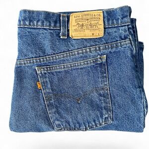VTG Levi's Regular Fit Jeans Straight Leg Men's W42 L32 Blue Denim Made USA
